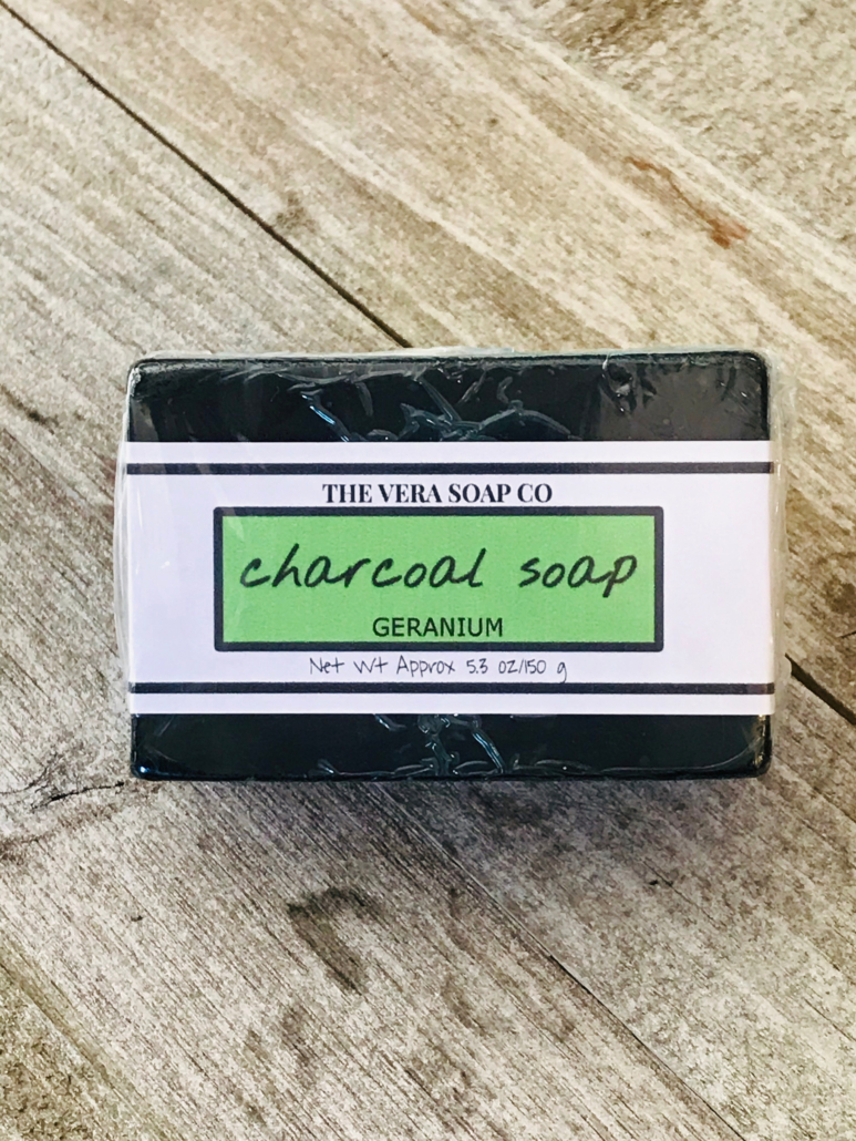 Activated Charcoal Detox Soap Bar with Pure Aloe